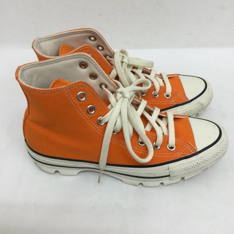 コンバース CONVERSE スニーカー スニーカー コンバース スニーカー ハイカット 厚底 レディース 靴 converse オールスター チャンク HI カジュアルシューズ チャンキーソール 25.0cm 橙 / オレンジ / orange レディース USED 古着 中古 50154417