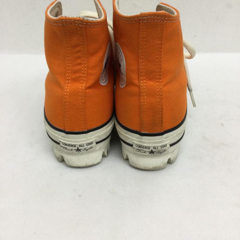 コンバース CONVERSE スニーカー スニーカー コンバース スニーカー ハイカット 厚底 レディース 靴 converse オールスター チャンク HI カジュアルシューズ チャンキーソール 25.0cm 橙 / オレンジ / orange レディース USED 古着 中古 50154417
