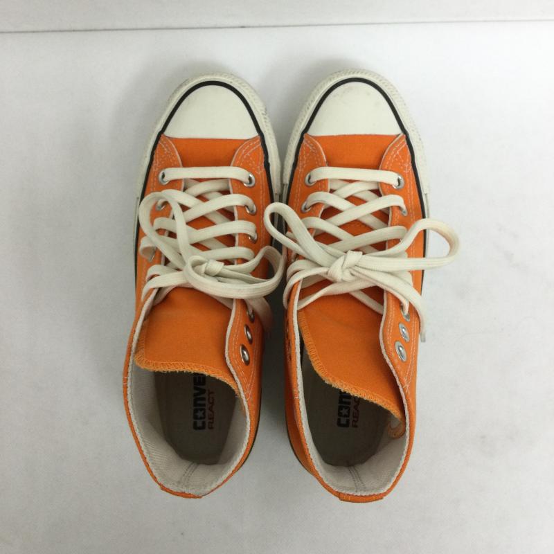 コンバース CONVERSE スニーカー スニーカー コンバース スニーカー ハイカット 厚底 レディース 靴 converse オールスター チャンク HI カジュアルシューズ チャンキーソール 25.0cm 橙 / オレンジ / orange レディース USED 古着 中古 50154417