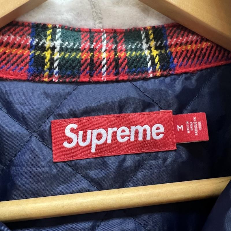 シュプリーム Supreme シャツ、ブラウス 長袖 23AW Tartan Flannel Hooded Shirt タータンチェック フードシャツ M 赤 / レッド / red メンズ USED 古着 中古 50154420