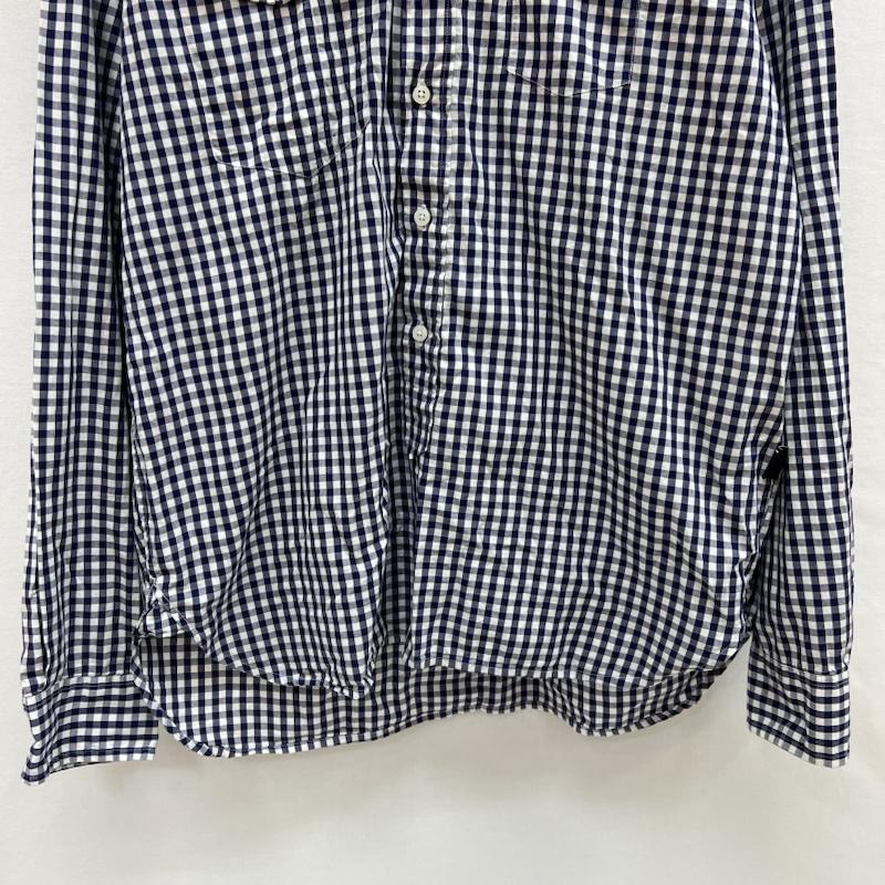 ステューシー STUSSY シャツ、ブラウス 長袖 USA製 ギンガムチェック プルオーバー シャツ M 青 / ブルー / blue メンズ USED 古着 中古 50154430