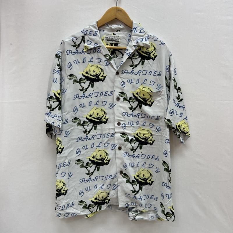 ワコマリア WACKO MARIA シャツ、ブラウス 半袖 薔薇 ハワイアン アロハ シャツ L メンズ USED 古着 中古 50154439