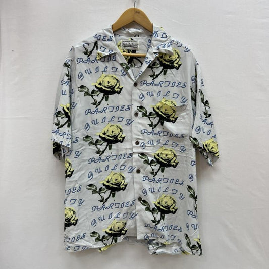 ワコマリア WACKO MARIA シャツ、ブラウス 半袖 薔薇 ハワイアン アロハ シャツ L メンズ USED 古着 中古 50154439