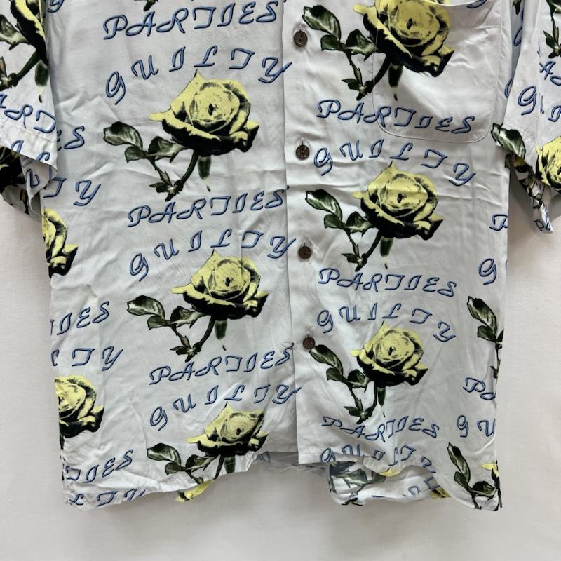 ワコマリア WACKO MARIA シャツ、ブラウス 半袖 薔薇 ハワイアン アロハ シャツ L メンズ USED 古着 中古 50154439