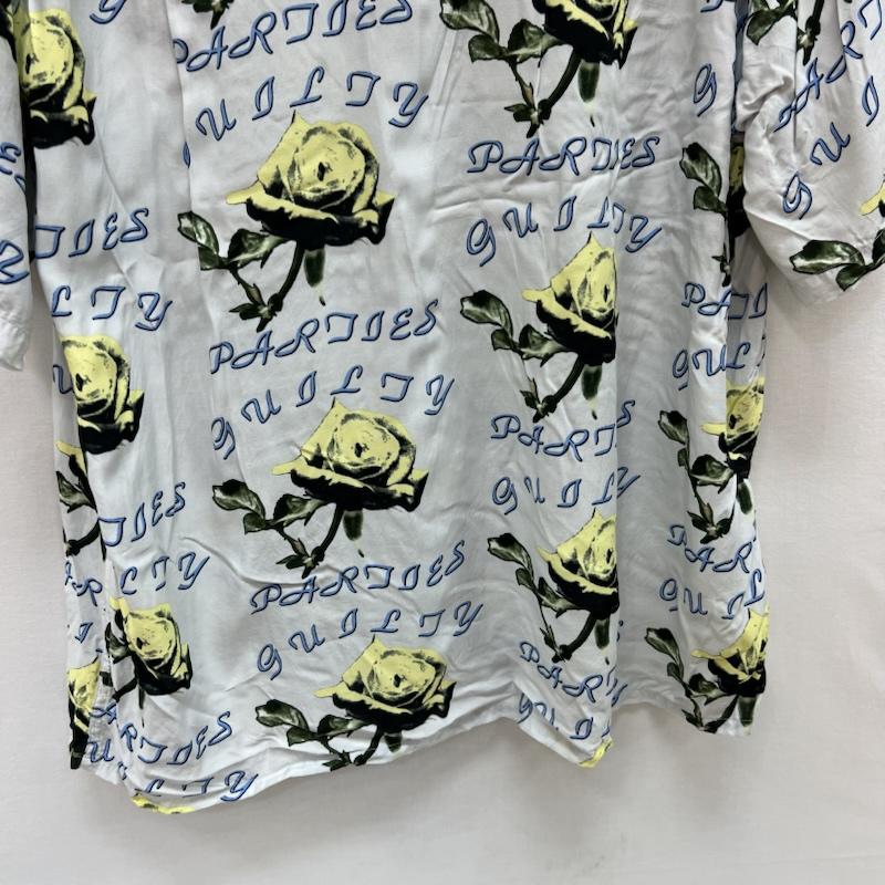 ワコマリア WACKO MARIA シャツ、ブラウス 半袖 薔薇 ハワイアン アロハ シャツ L メンズ USED 古着 中古 50154439