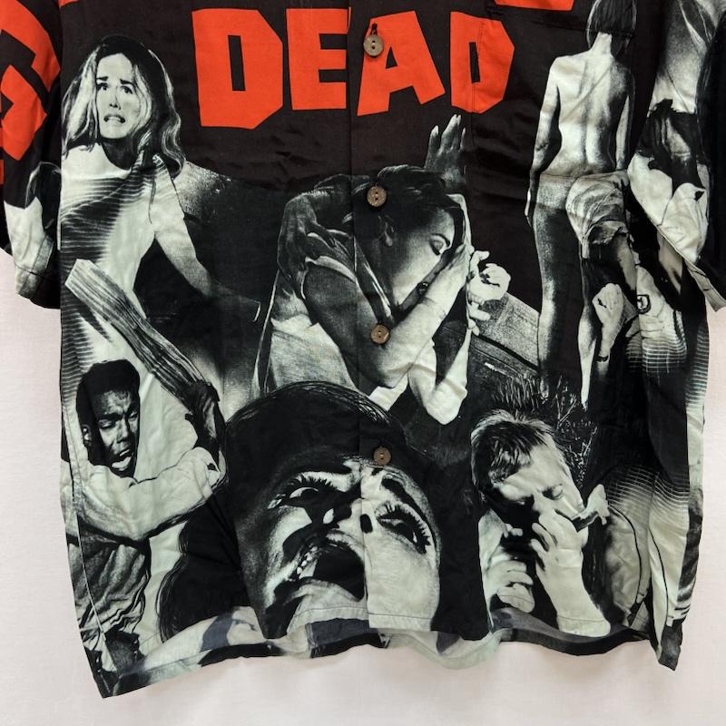 ワコマリア WACKO MARIA シャツ、ブラウス 半袖 NIGHT OF THE LIVING DEAD ハワイアン アロハ シャツ S 黒 / ブラック / black メンズ USED 古着 中古 50154440