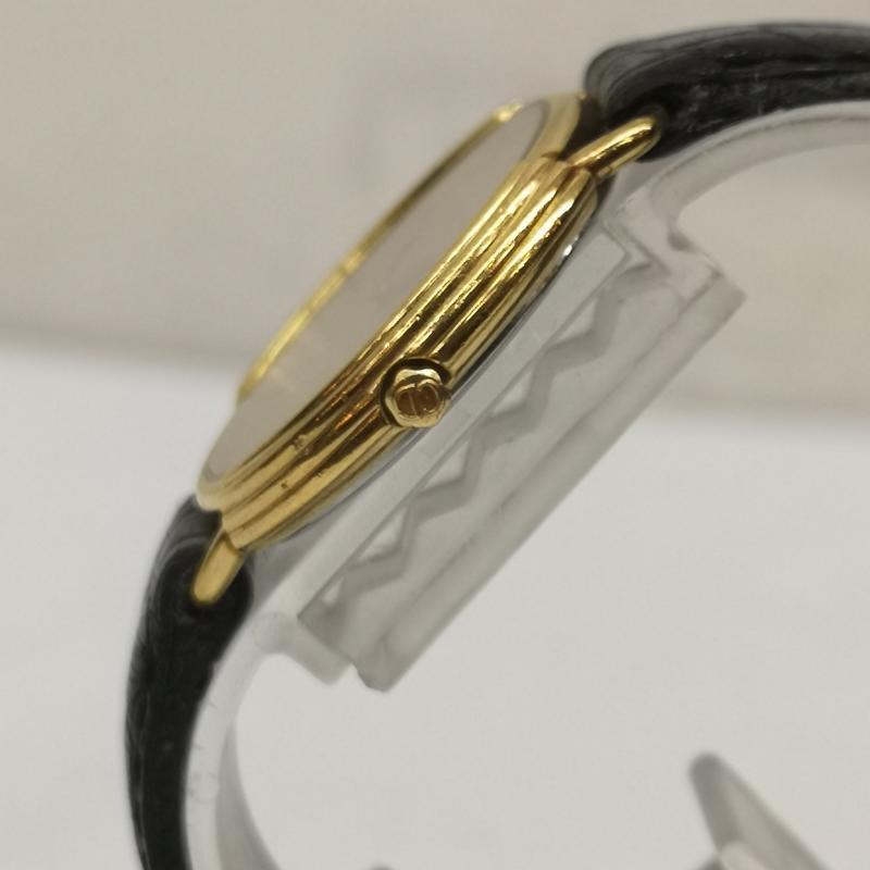 クリスチャンディオール Christian Dior 腕時計 アナログ（クォーツ式） 59 121 CD 総柄 アナログ 腕時計 レザー ベルト - 黒 / ブラック / black X 金 / ゴールド / gold color レディース USED 古着 中古 50154441