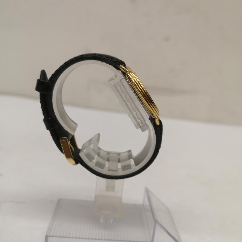 クリスチャンディオール Christian Dior 腕時計 アナログ（クォーツ式） 59 121 CD 総柄 アナログ 腕時計 レザー ベルト - 黒 / ブラック / black X 金 / ゴールド / gold color レディース USED 古着 中古 50154441