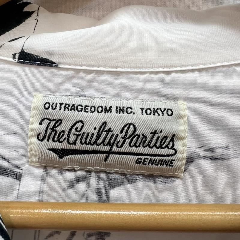 ワコマリア WACKO MARIA シャツ、ブラウス 半袖 CORCOVADO ALOHA SHIRT キリスト ハワイアン アロハ シャツ M 白 / ホワイト / white メンズ USED 古着 中古 50154442