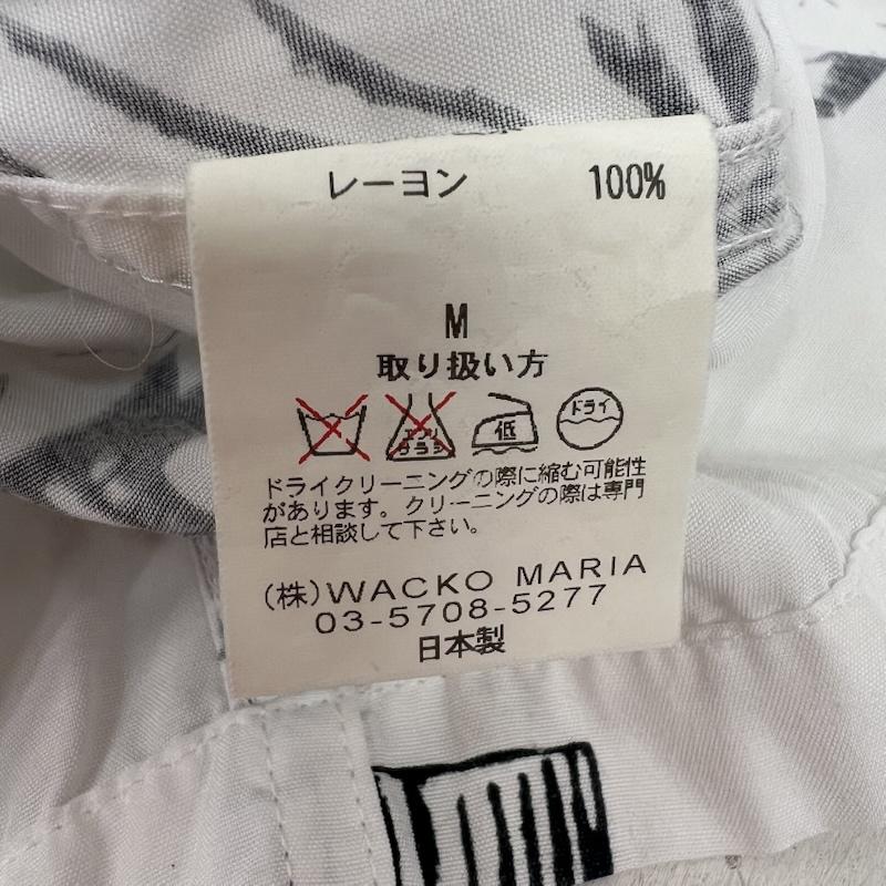 ワコマリア WACKO MARIA シャツ、ブラウス 半袖 CORCOVADO ALOHA SHIRT キリスト ハワイアン アロハ シャツ M 白 / ホワイト / white メンズ USED 古着 中古 50154442