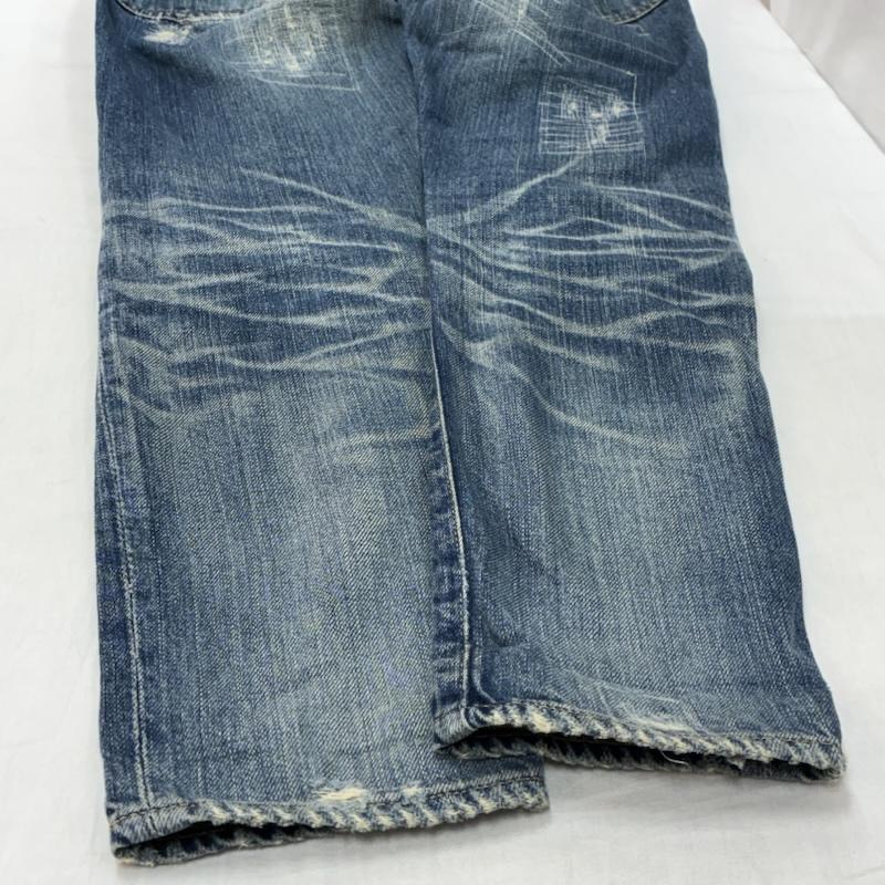ヒステリックグラマー HYSTERIC GLAMOUR パンツ デニム、ジーンズ スタッズ クラッシュ ダメージ リペア ジーンズ デニムパンツ 0102AP02 XS ダメージ加工 レディース USED 古着 中古 50154443