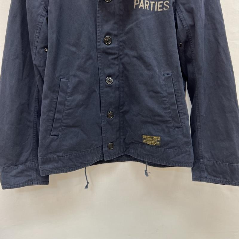 ワコマリア WACKO MARIA ジャケット、上着 ジャンパー、ブルゾン N-1 デッキジャケット 裏地 アロハ ライナー M 紺 / ネイビー / navy メンズ USED 古着 中古 50154444