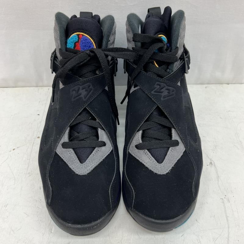 ナイキ NIKE スニーカー スニーカー AIR JORDAN 8 RETRO AQUA エアジョーダン 305381-006 28.0cm 黒 / ブラック / black メンズ USED 古着 中古 50154457