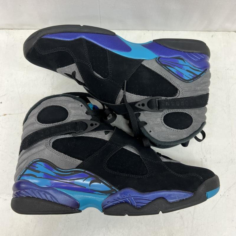 ナイキ NIKE スニーカー スニーカー AIR JORDAN 8 RETRO AQUA エアジョーダン 305381-006 28.0cm 黒 / ブラック / black メンズ USED 古着 中古 50154457