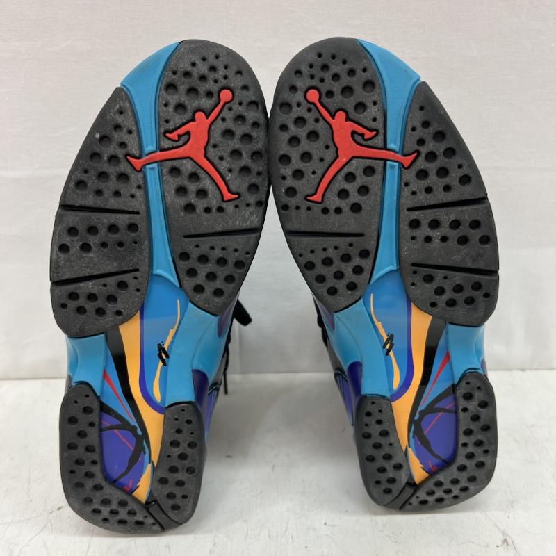 ナイキ NIKE スニーカー スニーカー AIR JORDAN 8 RETRO AQUA エアジョーダン 305381-006 28.0cm 黒 / ブラック / black メンズ USED 古着 中古 50154457