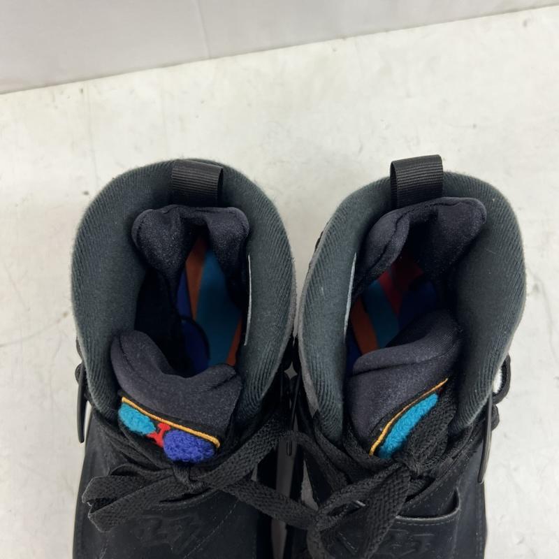 ナイキ NIKE スニーカー スニーカー AIR JORDAN 8 RETRO AQUA エアジョーダン 305381-006 28.0cm 黒 / ブラック / black メンズ USED 古着 中古 50154457