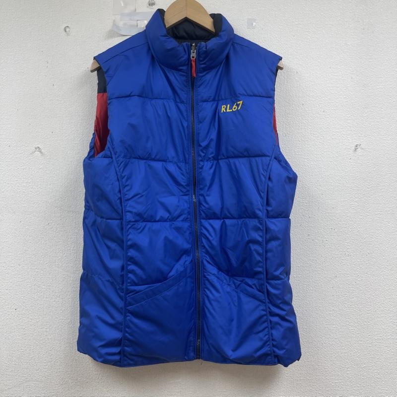 ポロバイラルフローレン Polo by RALPH LAUREN ジャケット、上着 ダウンベスト リバーシブル ダウン ベスト ビッグ ポニー ロゴ 刺繡 XL 赤 / レッド / red メンズ USED 古着 中古 50154460