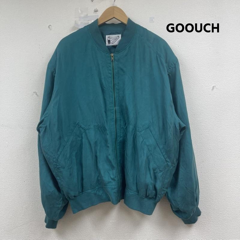 古着 USED ジャケット、上着 ジャンパー、ブルゾン GOOUCH 80s シルク ボンバー ジャケット MA-1 M 緑 / グリーン / green メンズ USED 古着 中古 50154463