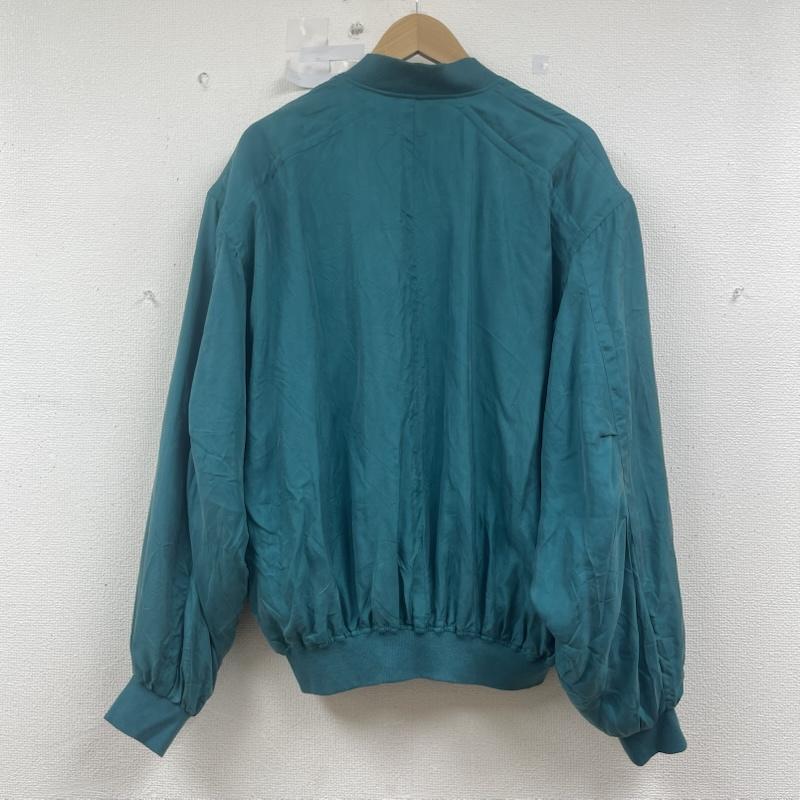 古着 USED ジャケット、上着 ジャンパー、ブルゾン GOOUCH 80s シルク ボンバー ジャケット MA-1 M 緑 / グリーン / green メンズ USED 古着 中古 50154463