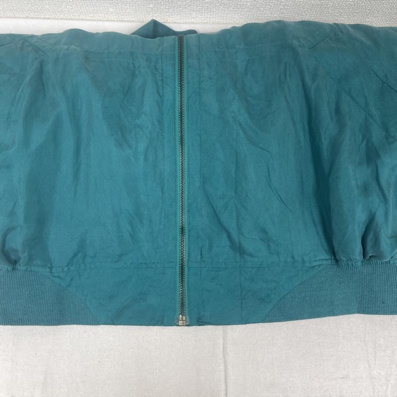 古着 USED ジャケット、上着 ジャンパー、ブルゾン GOOUCH 80s シルク ボンバー ジャケット MA-1 M 緑 / グリーン / green メンズ USED 古着 中古 50154463