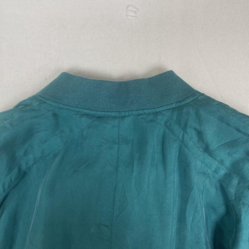 古着 USED ジャケット、上着 ジャンパー、ブルゾン GOOUCH 80s シルク ボンバー ジャケット MA-1 M 緑 / グリーン / green メンズ USED 古着 中古 50154463