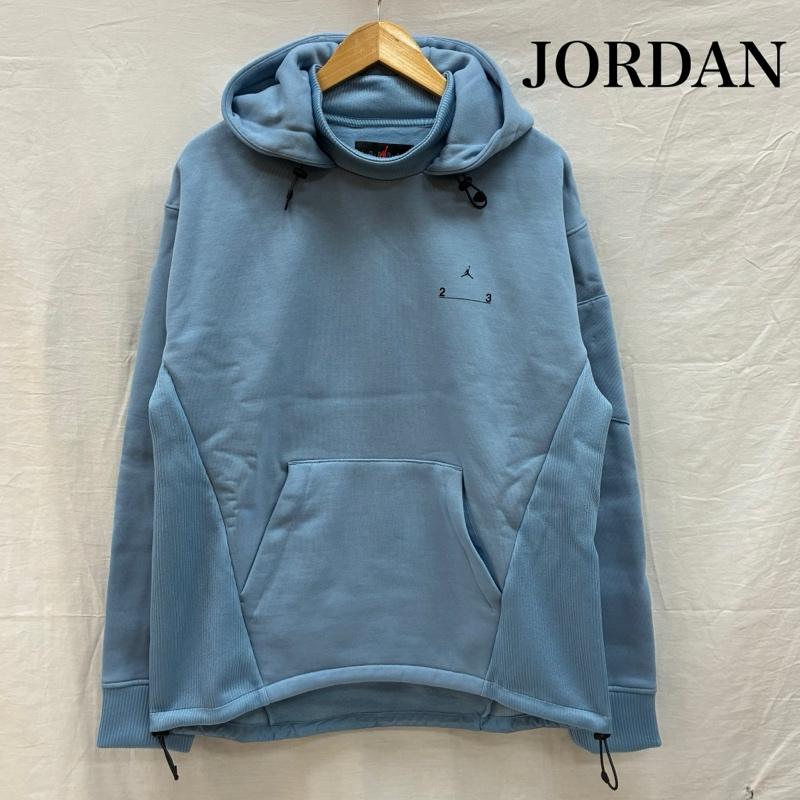 ナイキ NIKE パーカー 長袖 JORDAN BRAND ジョーダン 23ss プルオーバー スウェット パーカー フーディー DV7682-427 S ロゴ、文字 水色 / ライトブルー / メンズ USED 古着 中古 50154467