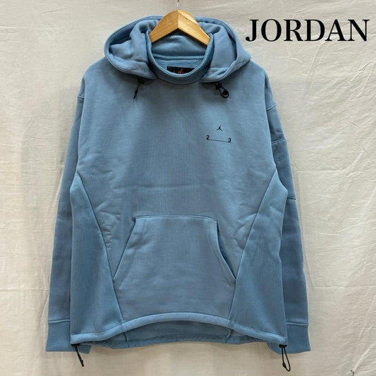 ナイキ NIKE パーカー 長袖 JORDAN BRAND ジョーダン 23ss プルオーバー スウェット パーカー フーディー DV7682-427 S ロゴ、文字 水色 / ライトブルー / メンズ USED 古着 中古 50154467