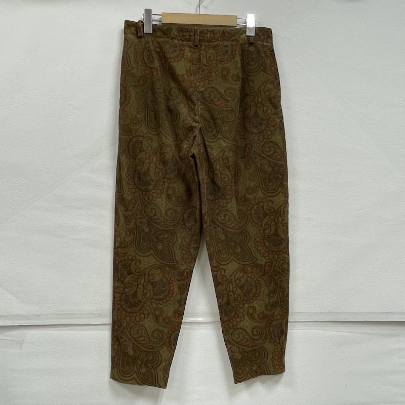 エトロ ETRO パンツ ワークパンツ、ペインターパンツ ペイズリー コーデュロイ パンツ プリント ジップフライ 42 プリント マルチカラー / マルチカラー / multicolor レディース USED 古着 中古 50154474