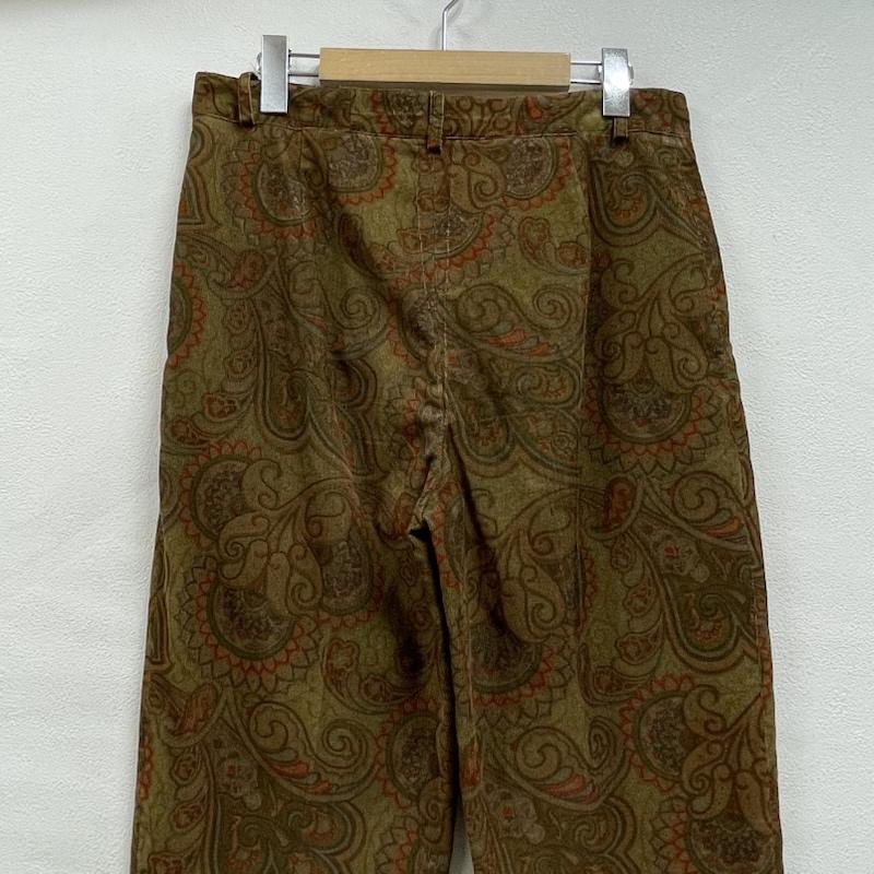 エトロ ETRO パンツ ワークパンツ、ペインターパンツ ペイズリー コーデュロイ パンツ プリント ジップフライ 42 プリント マルチカラー / マルチカラー / multicolor レディース USED 古着 中古 50154474