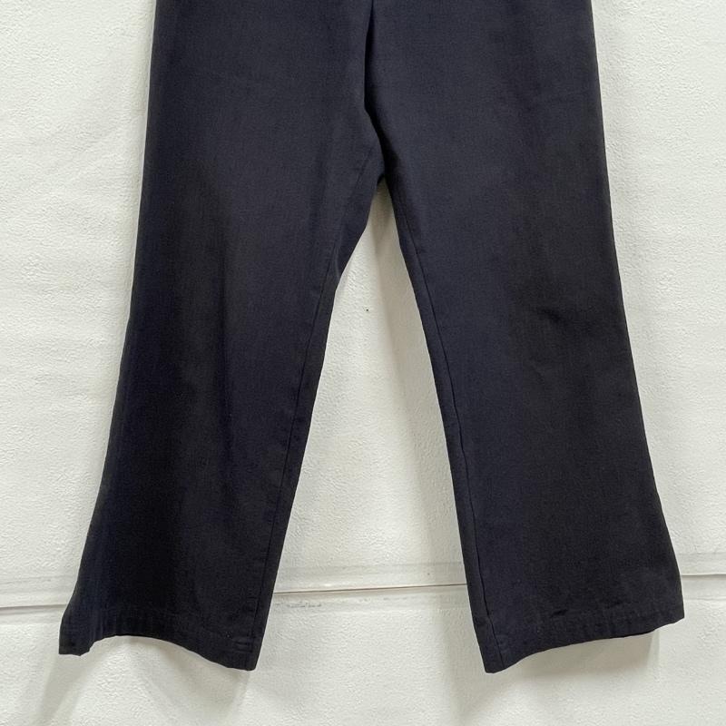 ワイズビスリミ Y s bis LIMI パンツ スラックス サイド スリット パンツ ストレート フレア ジップフライ XS 無地 紺 / ネイビー / navy レディース USED 古着 中古 50154475
