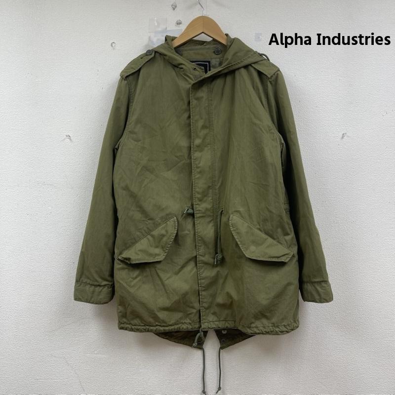 アルファ インダストリー Alpha Industries ジャケット、上着 ジャンパー、ブルゾン M-65 モッズ コート ジップ アップ ジャケット 20520-003 L カーキ / カーキ / khaki メンズ USED 古着 中古 50154476