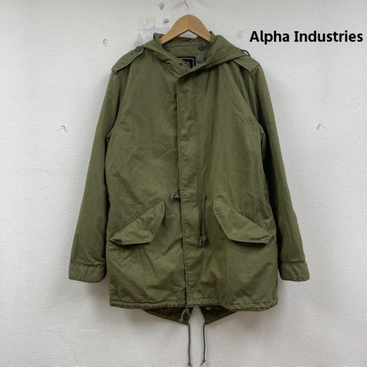 アルファ インダストリー Alpha Industries ジャケット、上着 ジャンパー、ブルゾン M-65 モッズ コート ジップ アップ ジャケット 20520-003 L カーキ / カーキ / khaki メンズ USED 古着 中古 50154476