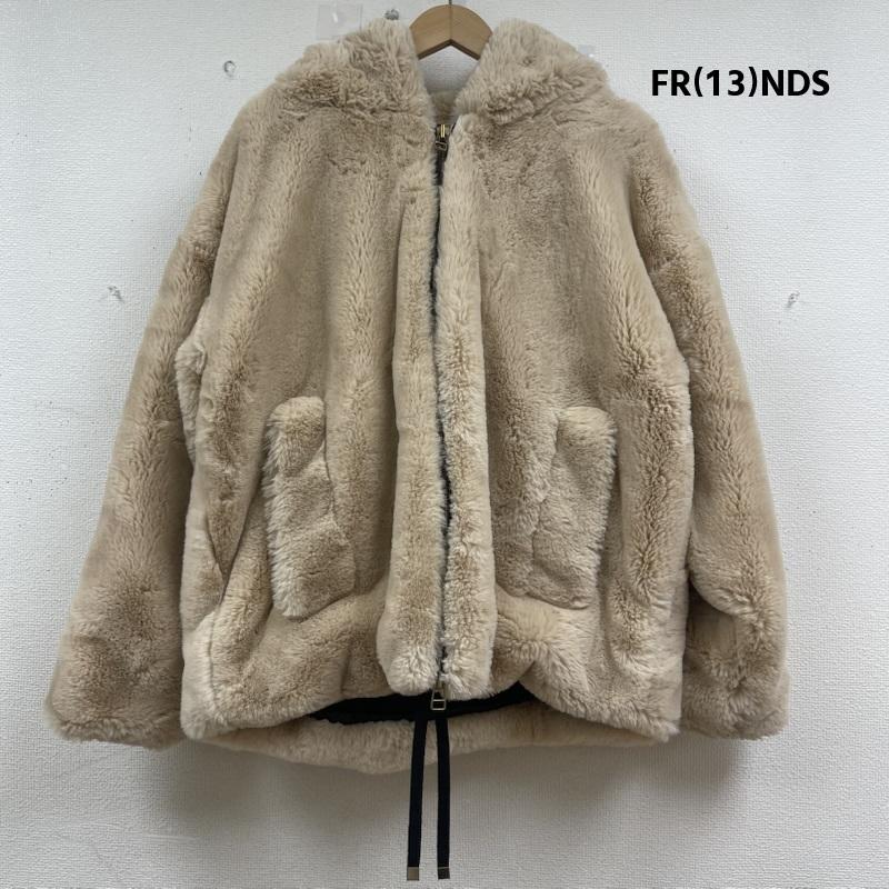 古着 USED ジャケット、上着 ジャンパー、ブルゾン FR(13)NDS 23aw FAKE FUR HOOD BZ ブルゾン ジャケット M ベージュ / ベージュ / beige メンズ USED 古着 中古 50154481