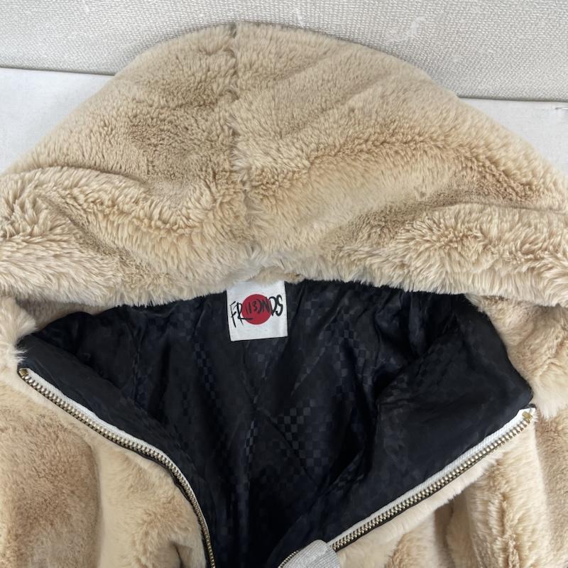 古着 USED ジャケット、上着 ジャンパー、ブルゾン FR(13)NDS 23aw FAKE FUR HOOD BZ ブルゾン ジャケット M ベージュ / ベージュ / beige メンズ USED 古着 中古 50154481