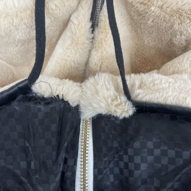 古着 USED ジャケット、上着 ジャンパー、ブルゾン FR(13)NDS 23aw FAKE FUR HOOD BZ ブルゾン ジャケット M ベージュ / ベージュ / beige メンズ USED 古着 中古 50154481