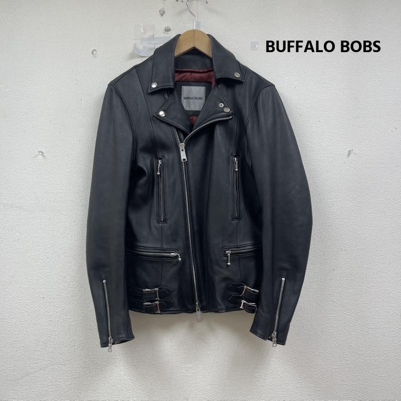バッファローボブズ BUFFALO BOBS ジャケット、上着 レザージャケット THUNDERBOLT ダブル レザー ジャケット ライダース mfp5434 1 黒 / ブラック / black メンズ USED 古着 中古 50154483