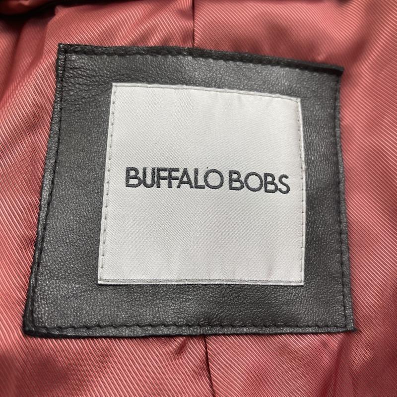 バッファローボブズ BUFFALO BOBS ジャケット、上着 レザージャケット THUNDERBOLT ダブル レザー ジャケット ライダース mfp5434 1 黒 / ブラック / black メンズ USED 古着 中古 50154483