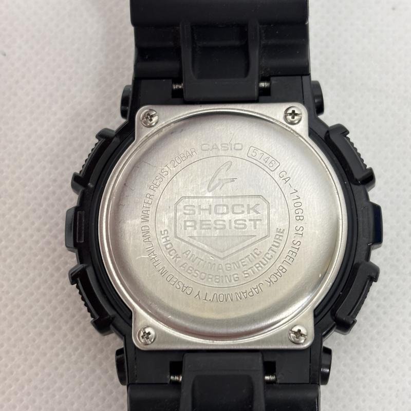 ジーショック G-SHOCK 腕時計 デジタル カシオ CASIO G-SHOCK ジーショック Black Gold Series ブラック ゴールドシリーズ GA-110GB-1AJF - メンズ USED 古着 中古 50154487