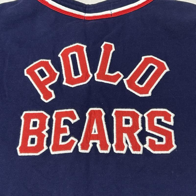 ポロラルフローレン POLO RALPH LAUREN シャツ、ブラウス 半袖 POLO BEAR 刺繍ベースボールシャツ SIZE:6 navy - 刺繍 紺 / ネイビー / navy ボーイズ USED 古着 中古 50154497