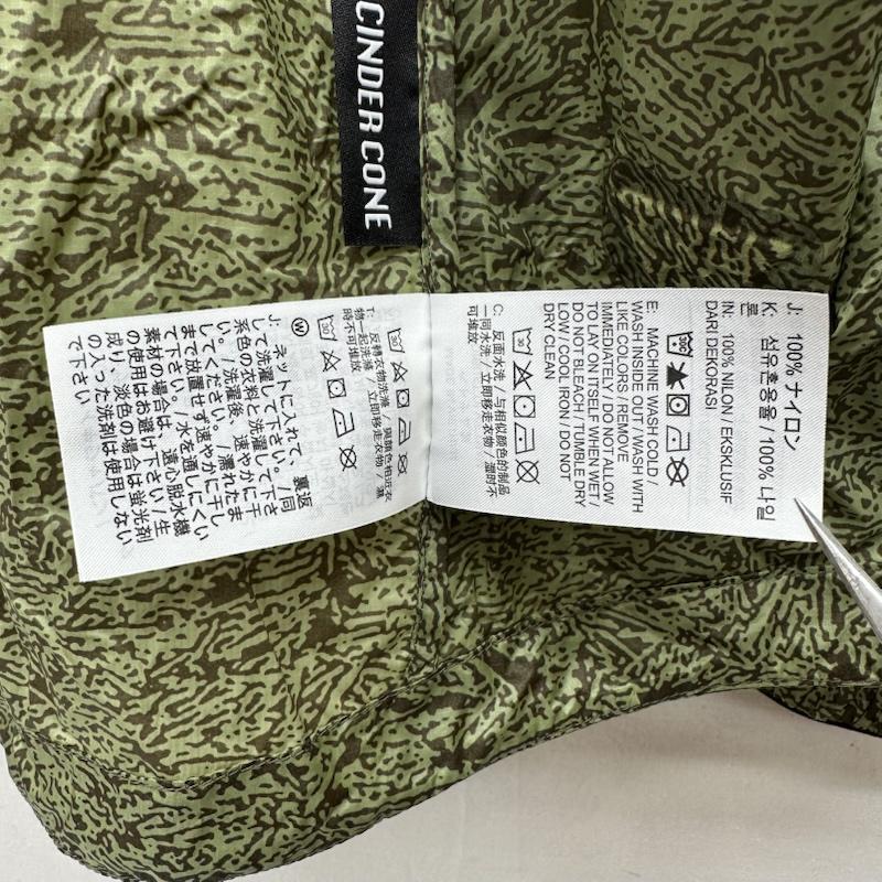 ナイキ エィシージー NIKE ACG ジャケット、上着 ジャンパー、ブルゾン CNDR CN HOODIE JACKET AOP 総柄 ナイロン ジャケット DO6269-334 M 緑 / グリーン / green メンズ USED 古着 中古 50154499