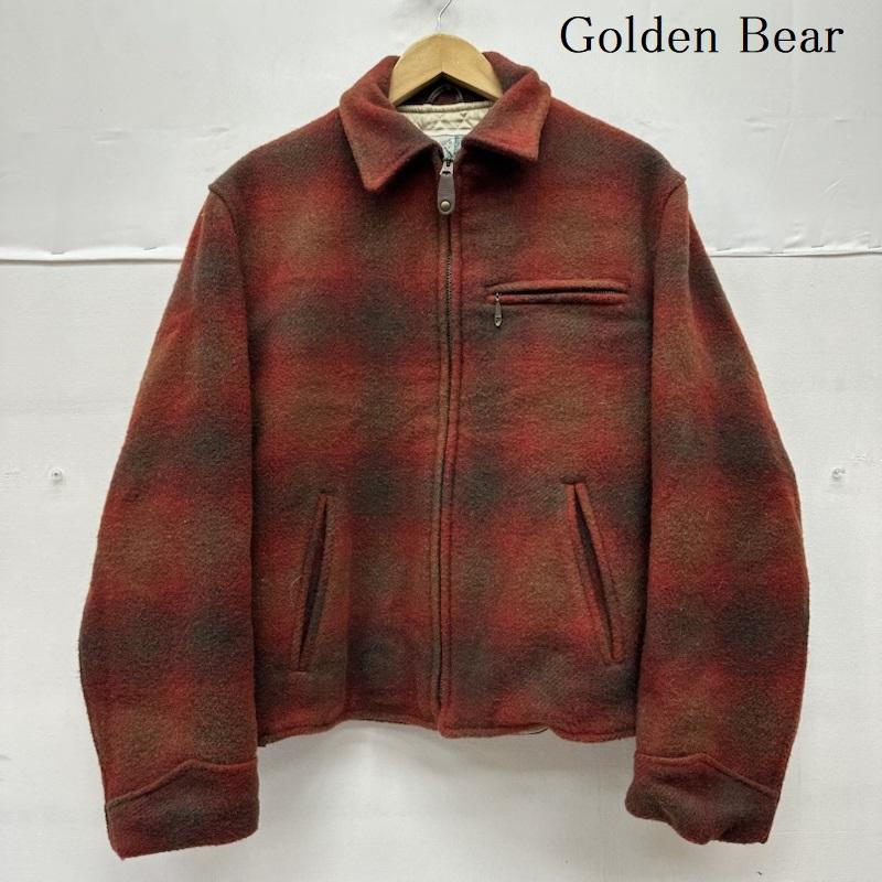 ゴールデンベア Golden Bear ジャケット、上着 ジャンパー、ブルゾン 80s USA製 オンブレ チェック ウール スポーツ ジャケット S 赤 / レッド / red メンズ USED 古着 中古 50154500