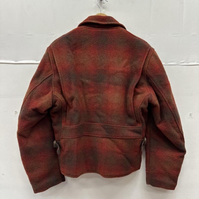 ゴールデンベア Golden Bear ジャケット、上着 ジャンパー、ブルゾン 80s USA製 オンブレ チェック ウール スポーツ ジャケット S 赤 / レッド / red メンズ USED 古着 中古 50154500