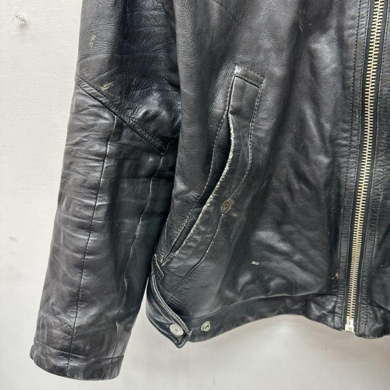 ジースターロゥ G-STAR RAW ジャケット、上着 レザージャケット MOVER LEATHER JKT シングル ライダース レザー ジャケット D03472-8259-990 XL 黒 / ブラック / black メンズ USED 古着 中古 50154509