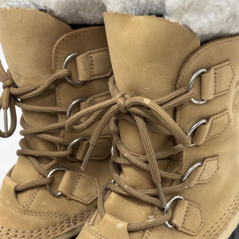 ソレル SOREL 長靴、レインシューズ 長靴、レインシューズ ウインターブーツ カリブー ウォータープルーフ 防水 スノーブーツ NL1005-280 23.0cm レディース USED 古着 中古 50154531