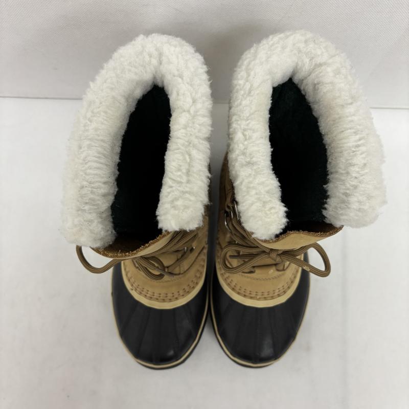 ソレル SOREL 長靴、レインシューズ 長靴、レインシューズ ウインターブーツ カリブー ウォータープルーフ 防水 スノーブーツ NL1005-280 23.0cm レディース USED 古着 中古 50154531