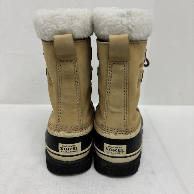 ソレル SOREL 長靴、レインシューズ 長靴、レインシューズ ウインターブーツ カリブー ウォータープルーフ 防水 スノーブーツ NL1005-280 23.0cm レディース USED 古着 中古 50154531