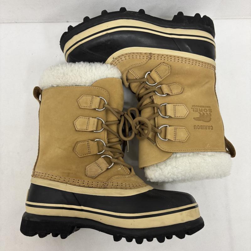 ソレル SOREL 長靴、レインシューズ 長靴、レインシューズ ウインターブーツ カリブー ウォータープルーフ 防水 スノーブーツ NL1005-280 23.0cm レディース USED 古着 中古 50154531