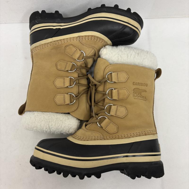 ソレル SOREL 長靴、レインシューズ 長靴、レインシューズ ウインターブーツ カリブー ウォータープルーフ 防水 スノーブーツ NL1005-280 23.0cm レディース USED 古着 中古 50154531