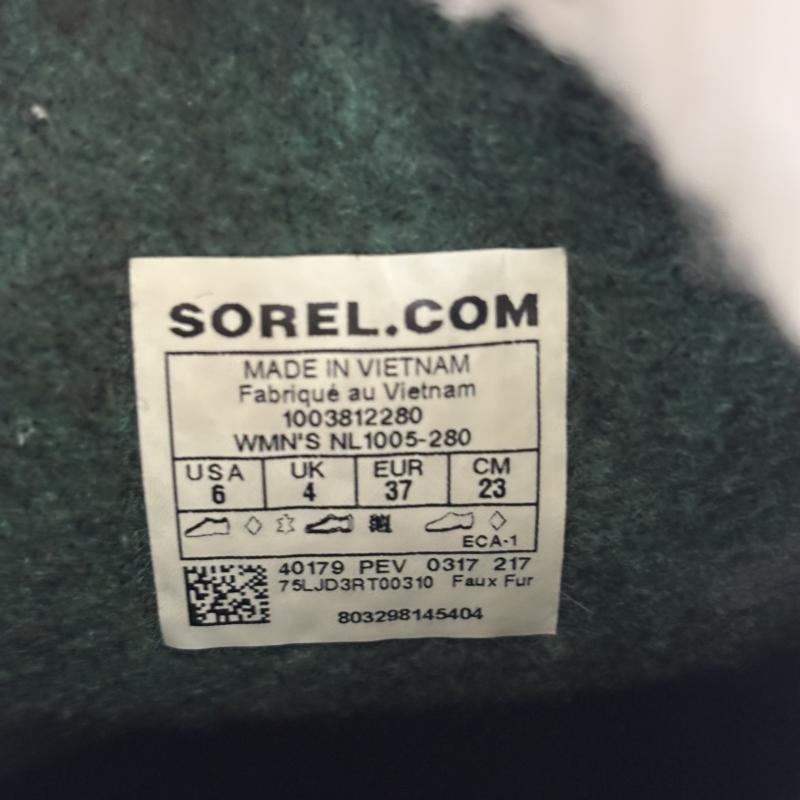 ソレル SOREL 長靴、レインシューズ 長靴、レインシューズ ウインターブーツ カリブー ウォータープルーフ 防水 スノーブーツ NL1005-280 23.0cm レディース USED 古着 中古 50154531