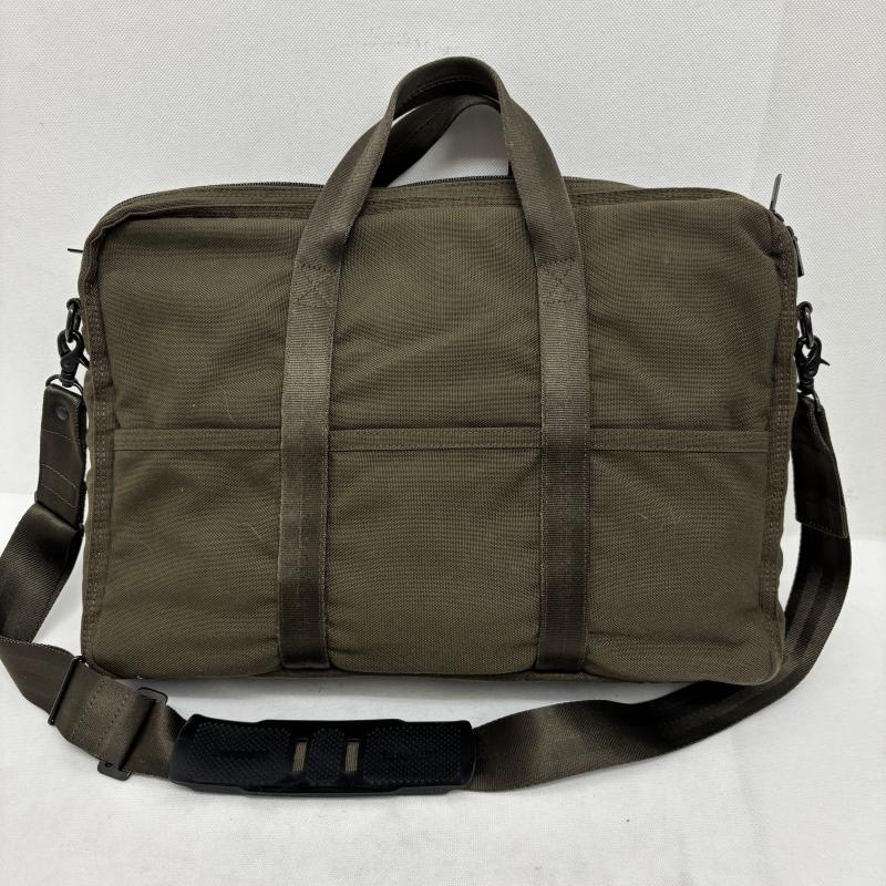 ポーター PORTER ブリーフケース、書類かばん ブリーフケース、書類かばん ブリーフケース テンション CORDURA ビジネスバッグ 2way カーキ ポーター - メンズ USED 古着 中古 50154535